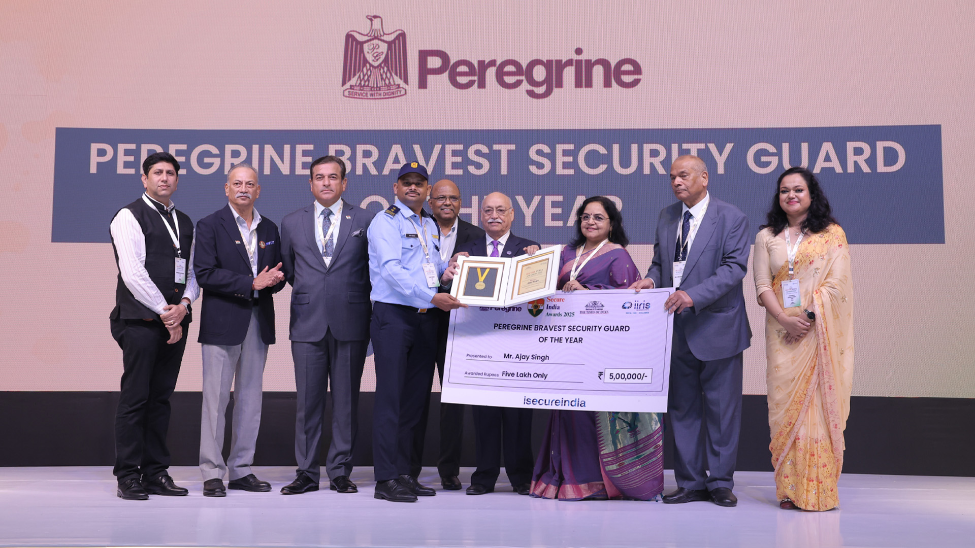 PEREGRINE BRAVEST SECURITY GUARD OF THE YEAR_Ajay Singh